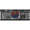South Korean Flag Distressed K95 RGB PLATINUM Mechanical Gaming Keyboard Skin